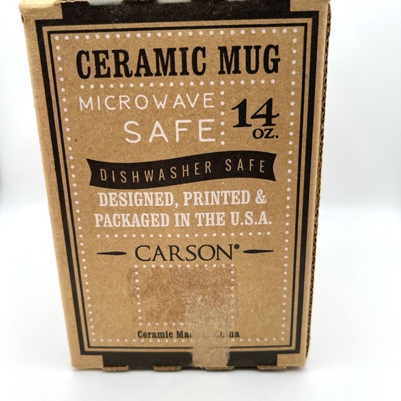 NEW in box Ceramic CARSON Teacher Coffee Mug 14oz - Picture 4 of 4